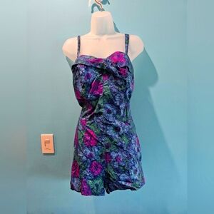 VINTAGE FLORAL PLAYSUIT - CATALINA MASTERPIECE